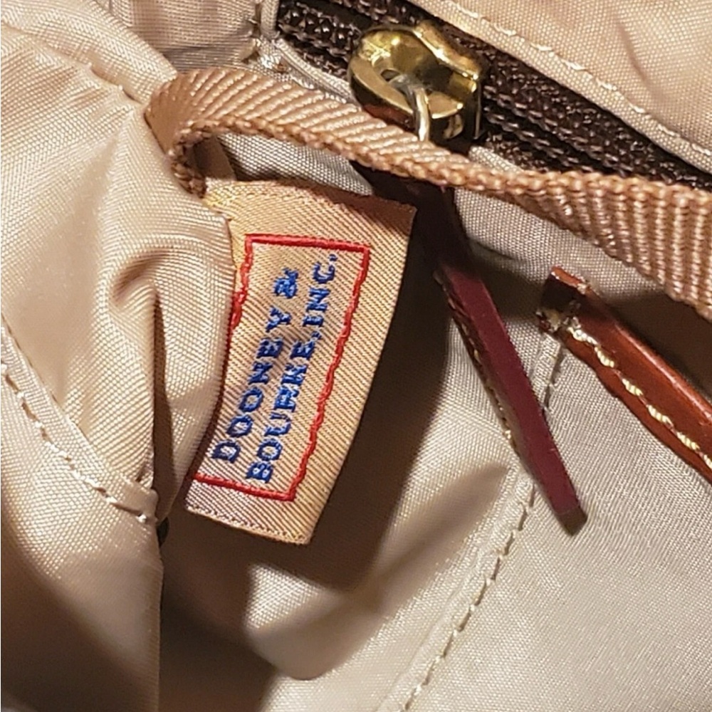 Dooney & Bourke Nylon Black and Brown Crossbody Bag - Picture 5 of 5